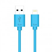 iLuv ICB263BLU Charge/Sync Apple Lightning Connector Cable